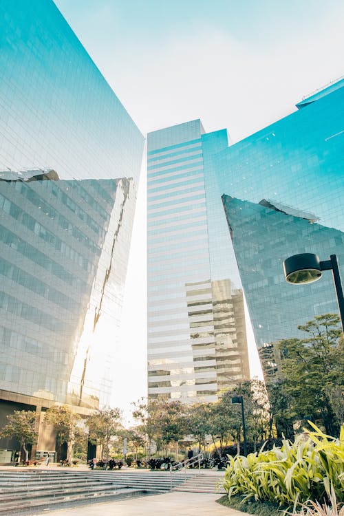 Foto profissional grátis de arquitetura, artigos de vidro, cidade