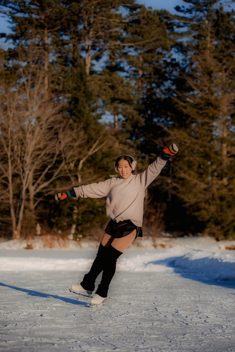 Girl Ice Skating