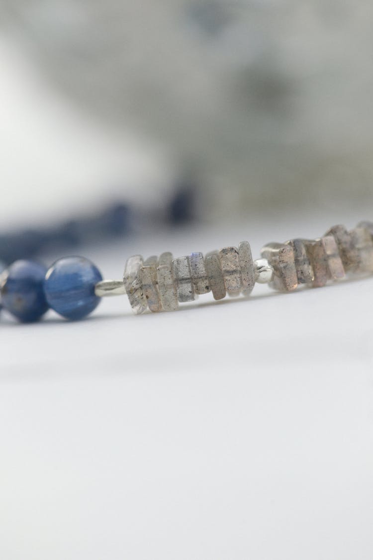 Crystal Beads On A Bracelet