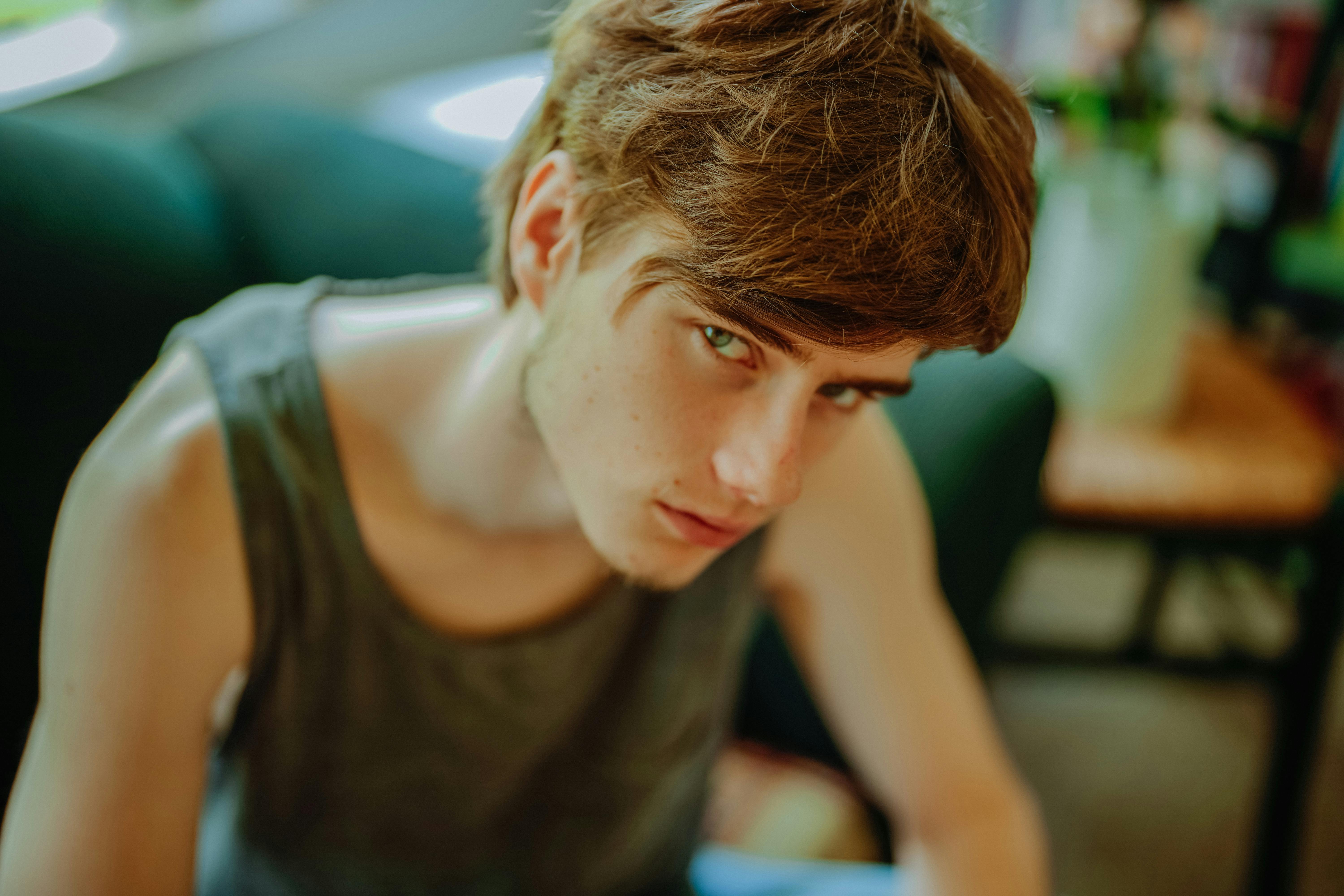 A Handsome Young Man in Tank Top · Free Stock Photo