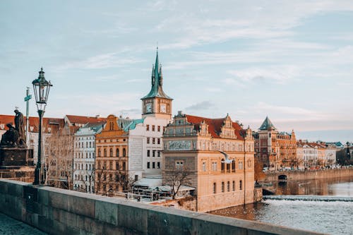 Free Cityscape of Prague Near Water  Stock Photo