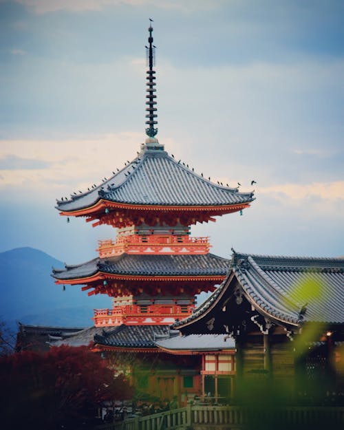 Free Brown and Black Temple Under Blue Sky Stock Photo