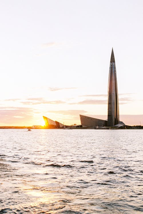 Skyscraper Seen from Water