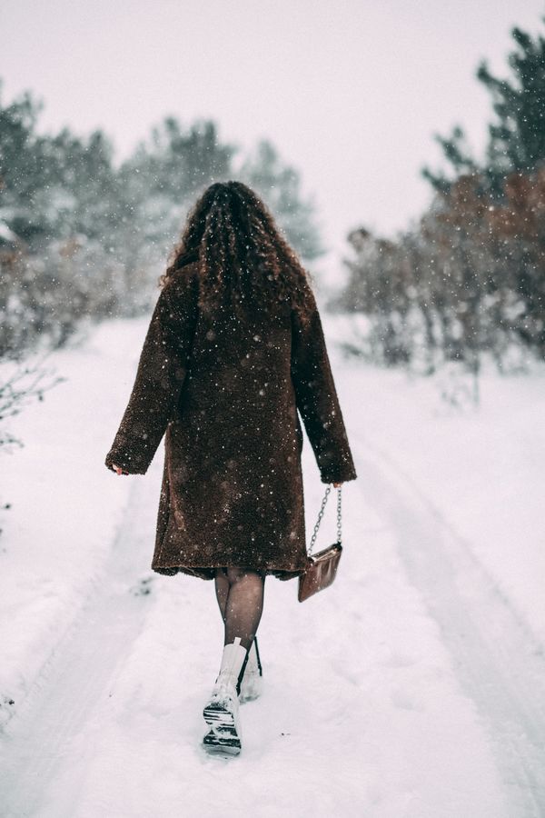 Winter date night outfit with boots