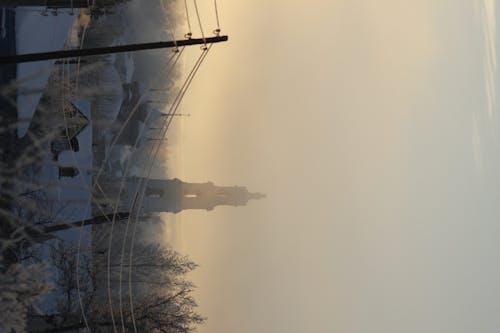タワー, 冬, 垂直ショットの無料の写真素材