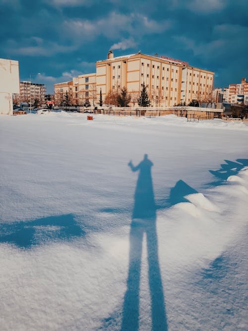 Kostenloses Stock Foto zu blauer himmel, gebäude, jahreszeit