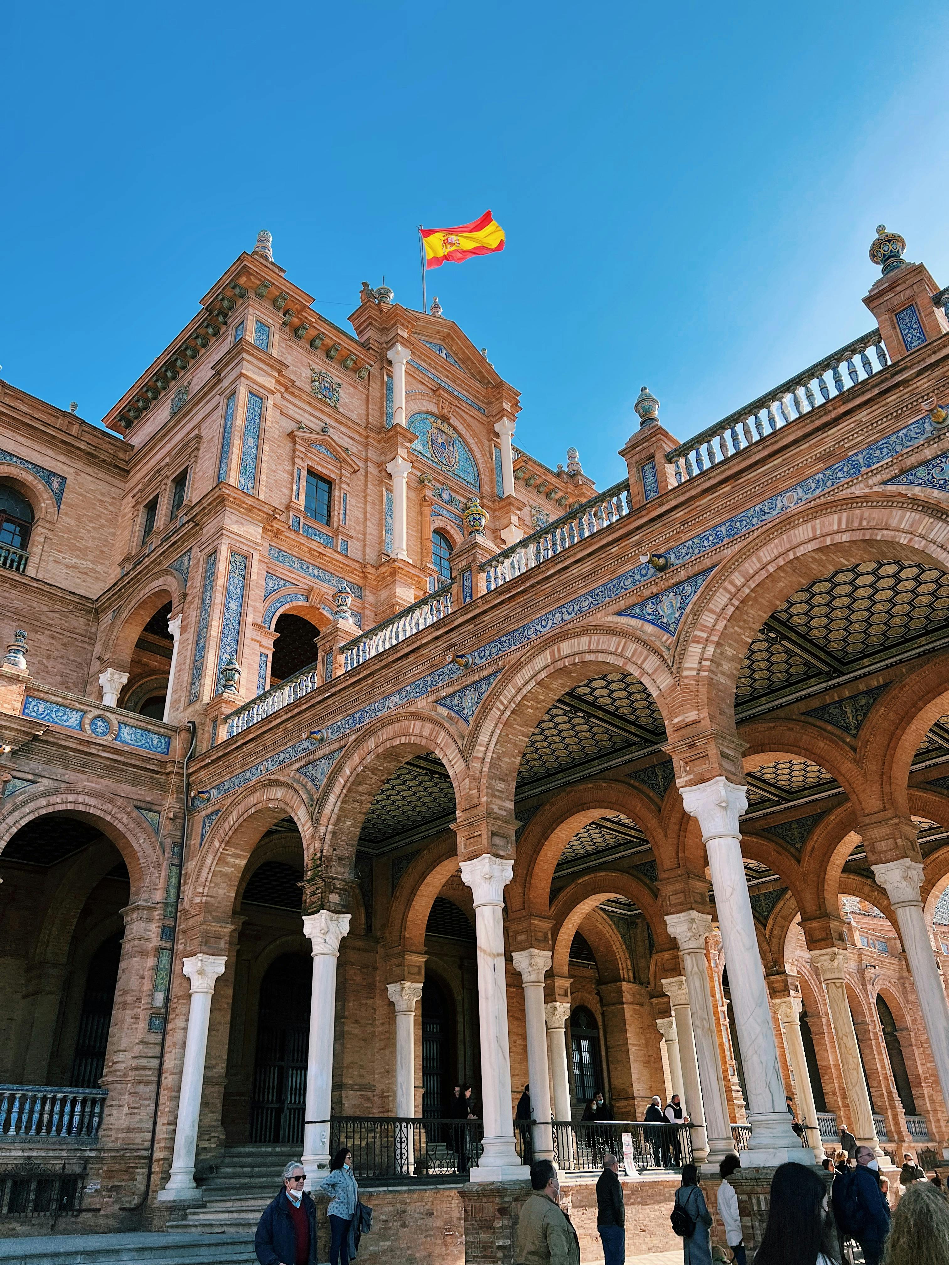 photo of the plaza de espana seville spain