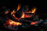 Fire on Fire during Night Time
