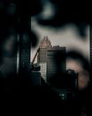 Black and White Building during Night Time