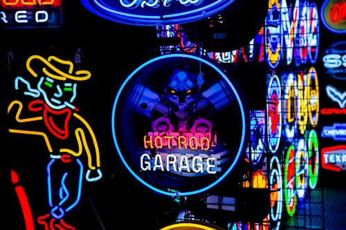 Free Neon Signages Stock Photo