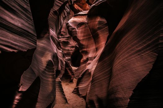 Explore the stunning sandstone formations of Antelope Canyon, Arizona.
