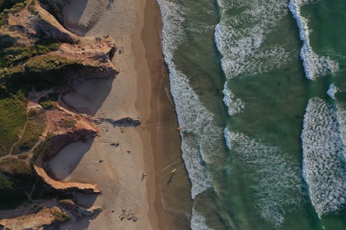 Základová fotografie zdarma na téma atlantický oceán, kameny, letecká fotografie