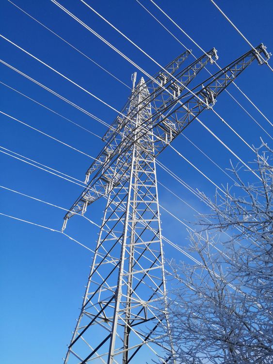 Low Angle Shot of a Transmission Tower · Free Stock Photo