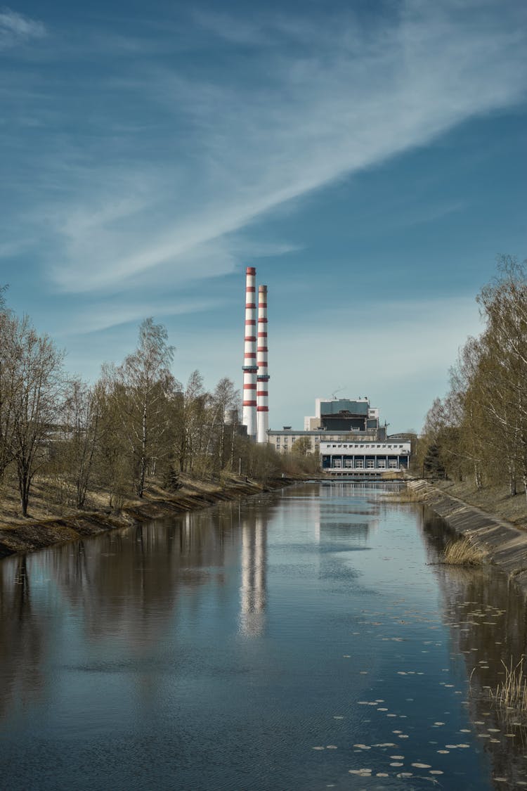 Channel Providing Power Plant With Water