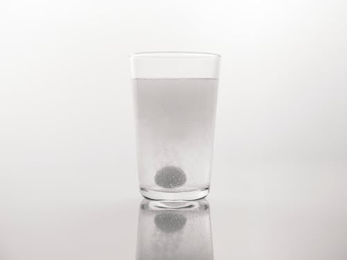 Clear Drinking Glass With Water