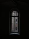 White Wooden Framed Glass Window