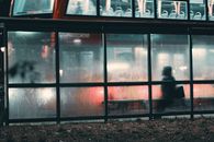 Free stock photo of abstraction, art, bus stop