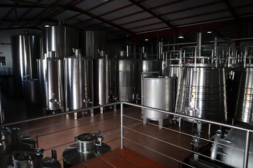 Free stock photo of fermentation, fermmentation, tanks