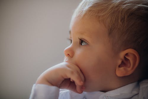 Free Close Up Shot of a Baby Stock Photo