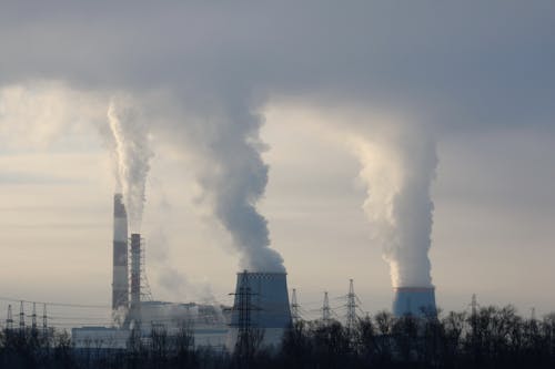 Darmowe zdjęcie z galerii z dym, teren przemysłowy, zakład przemysłowy