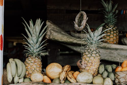 бесплатная Бесплатное стоковое фото с ананасы, еда, колумбия Стоковое фото