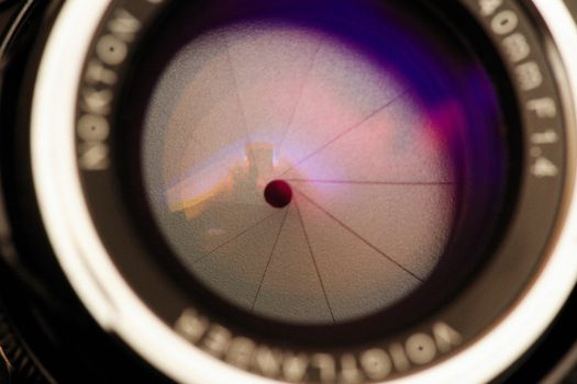 Black Round Camera Lens