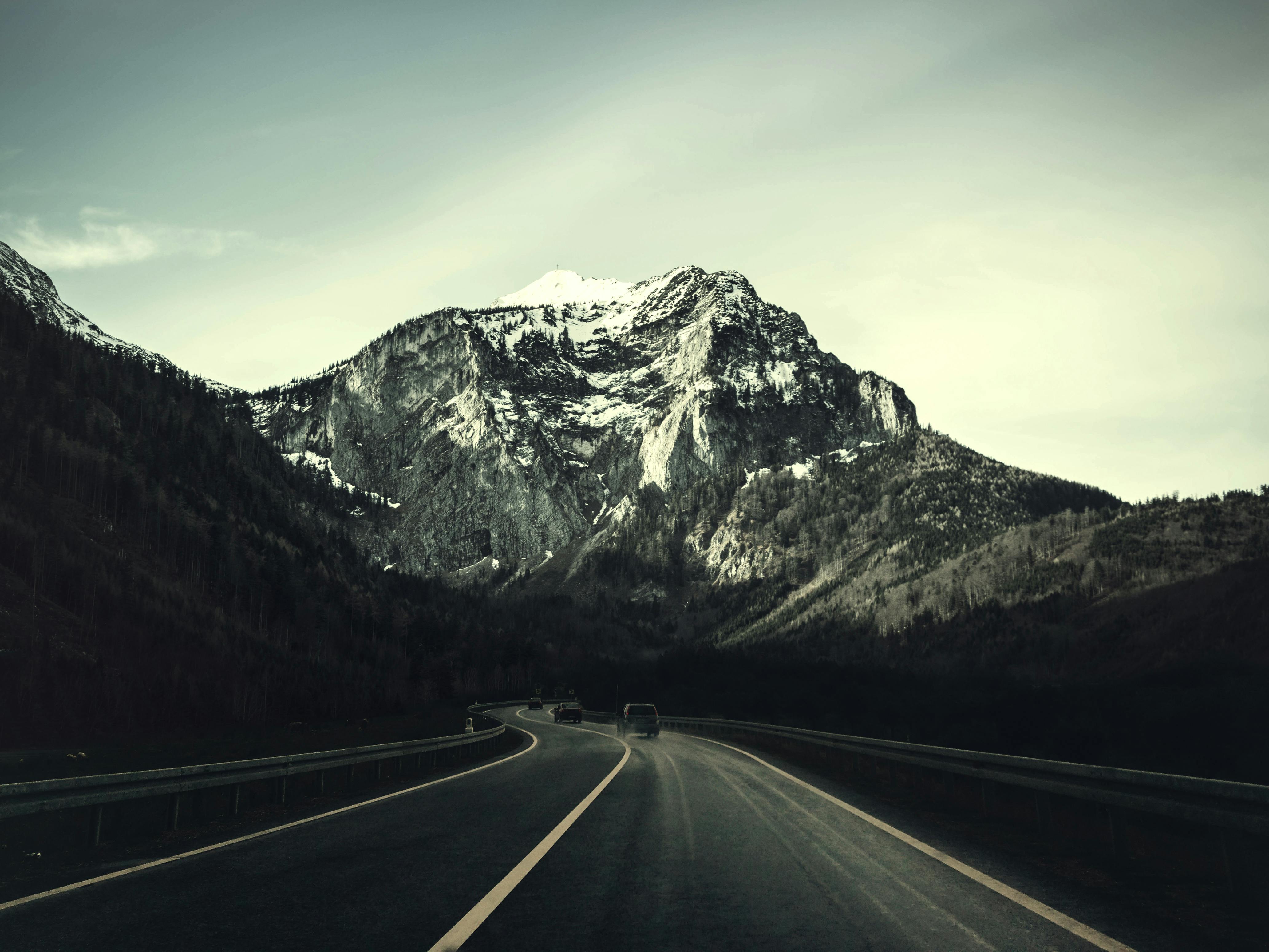 road and mountain