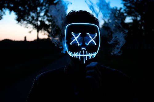 cadılar bayramı, duman, e-sigara içeren Ücretsiz stok fotoğraf