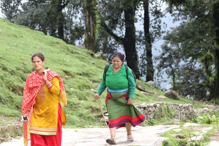 Two Women Walking