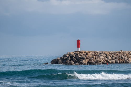 Бесплатное стоковое фото с вода, волны, голубое море