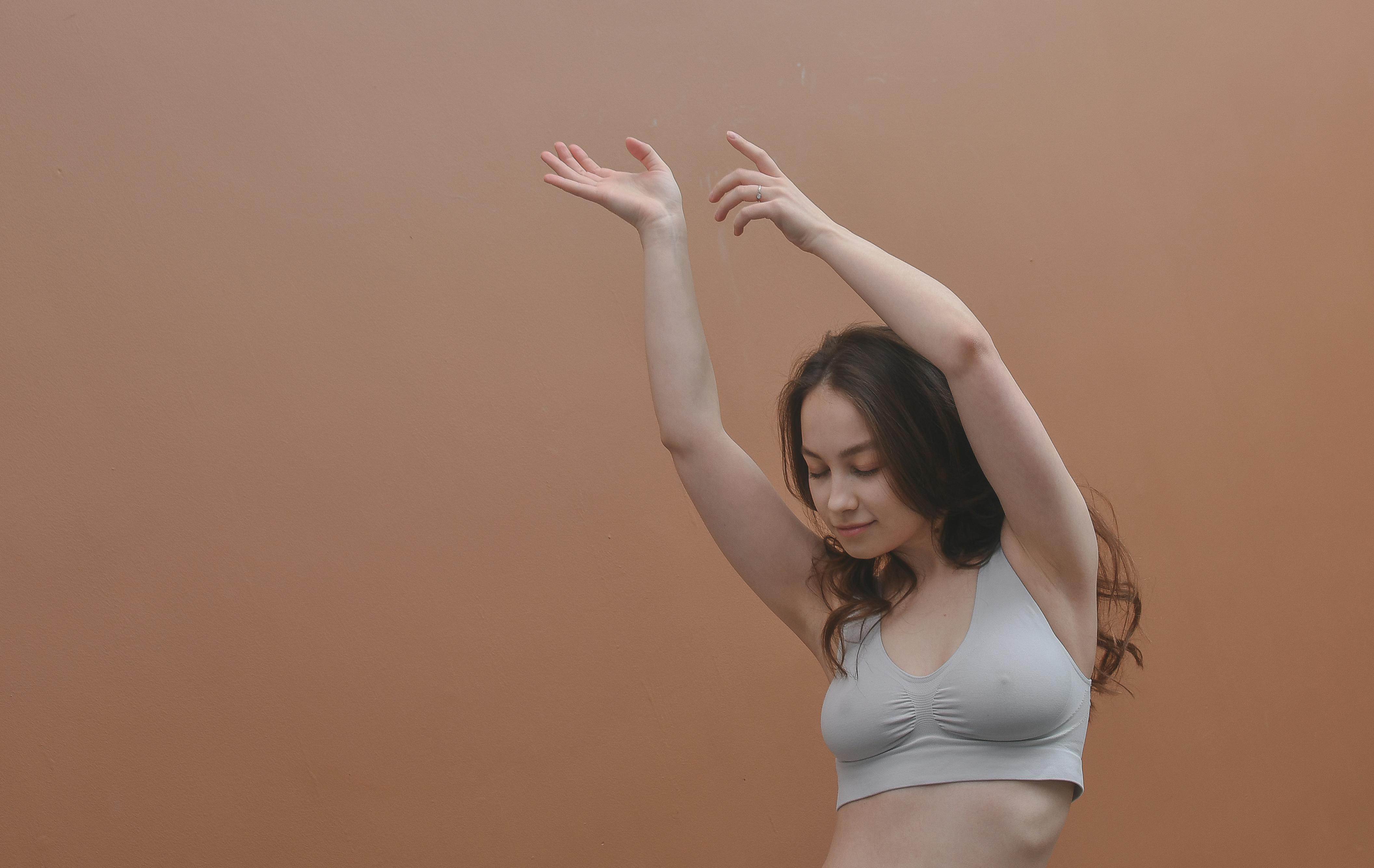 person on a light walk or doing gentle yoga - muscle healing after workout