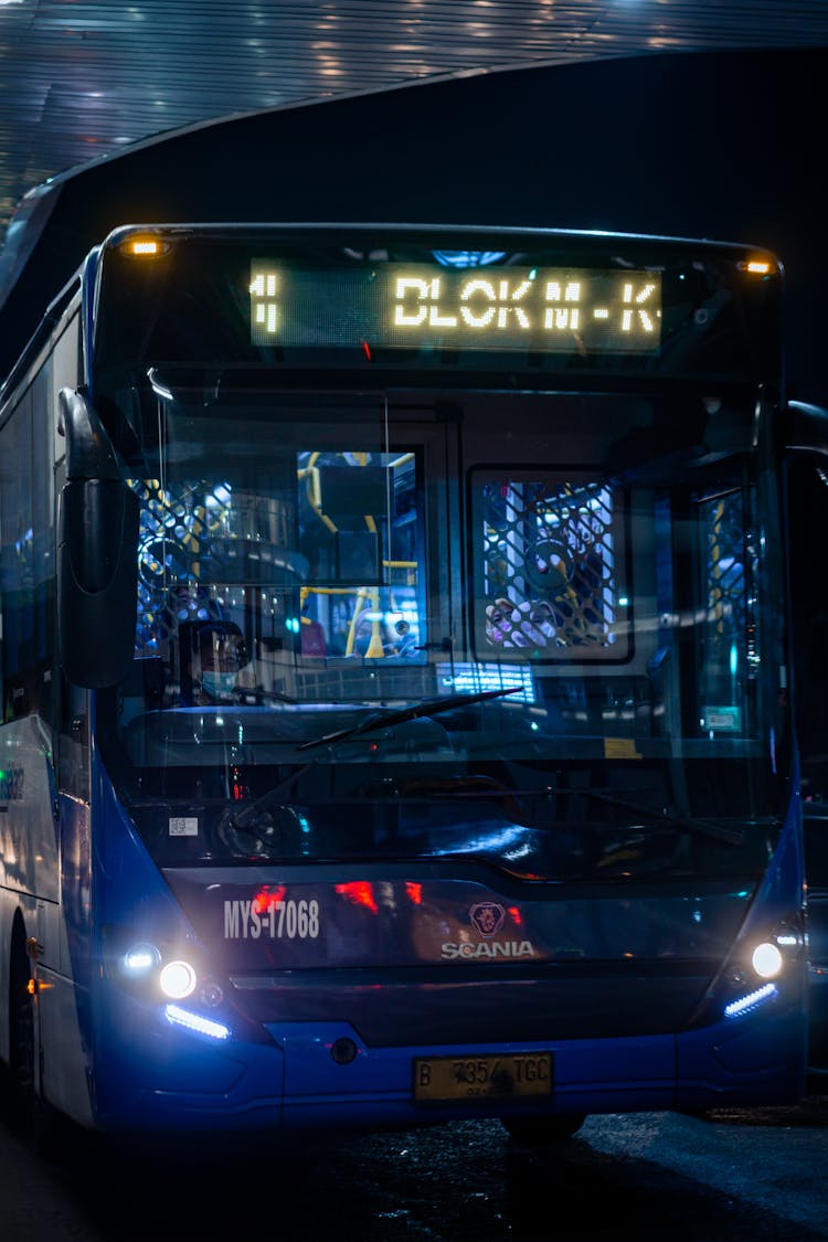 Front Windshield Of A Bus 