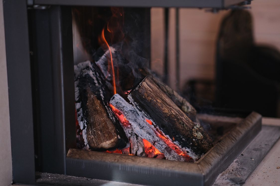 Burning Wood on Fire Pit · Free Stock Photo