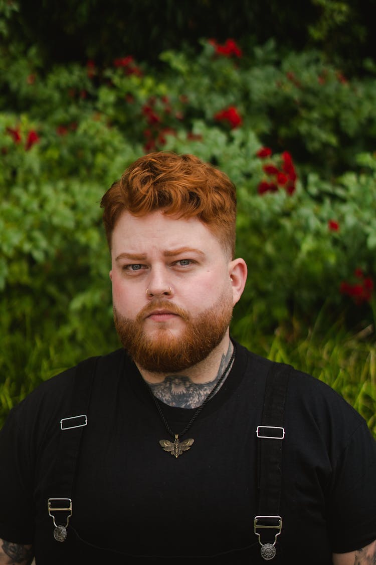 Portrait Of Redhead Man With Beard