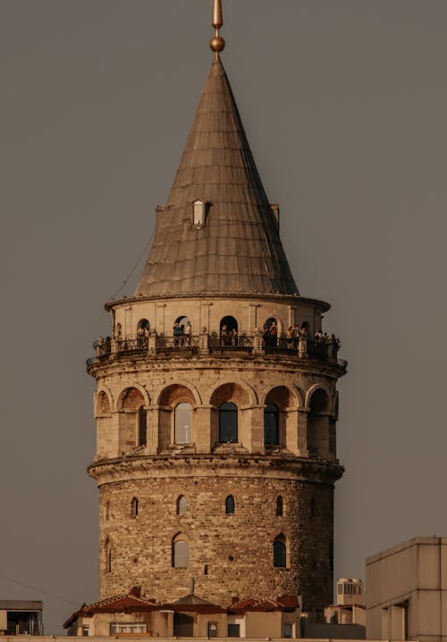 Photo of a Tower at Sunset 