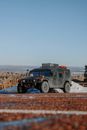 Parked Hummer H1