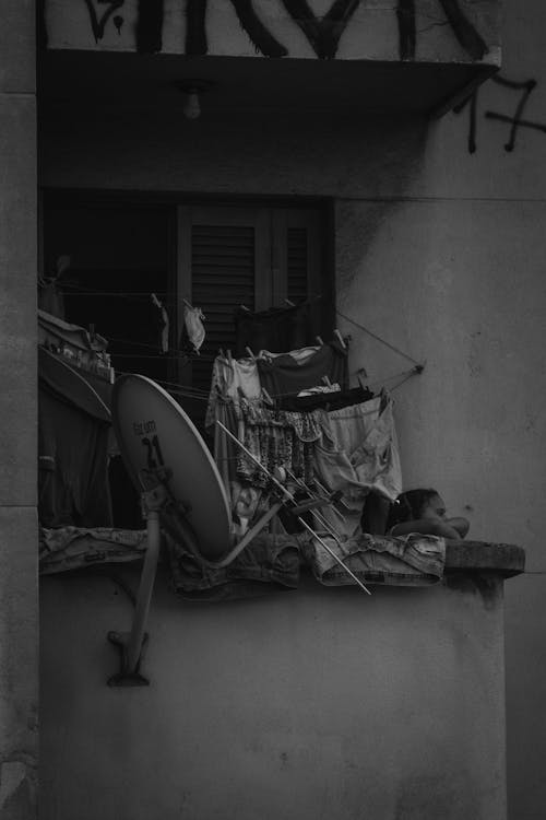 Laundry on a Balcony