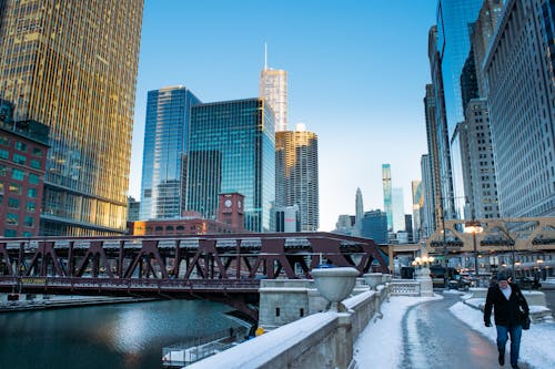 Foto profissional grátis de arranha-céus, Chicago, cidade