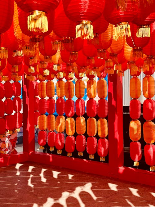 Red Asian Lanterns