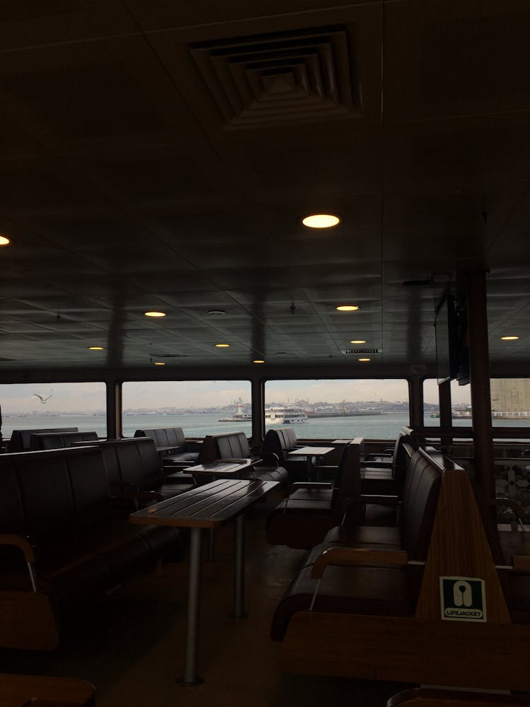 Interior Of A Passenger Ship 