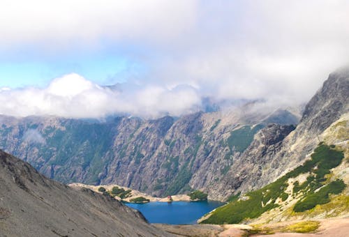 Landscape Photography of Mountain Near Body of Water