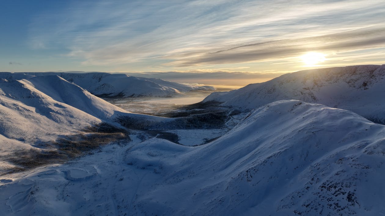 冬季, 地貌, 山 的 免费素材图片