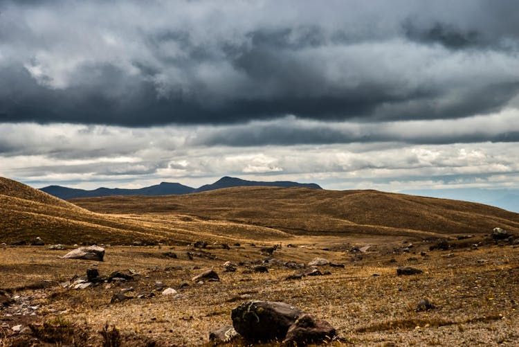 Rocks On Hill