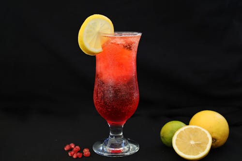 Photograph of a Red Cocktail Drink