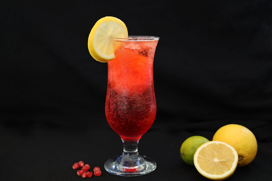 Punch spumant de hibiscus