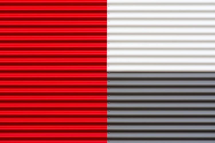 Simple Graphic Pattern In Red Gray And White