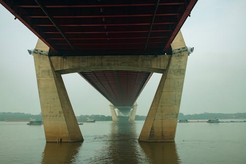 Concrete Bridge over River