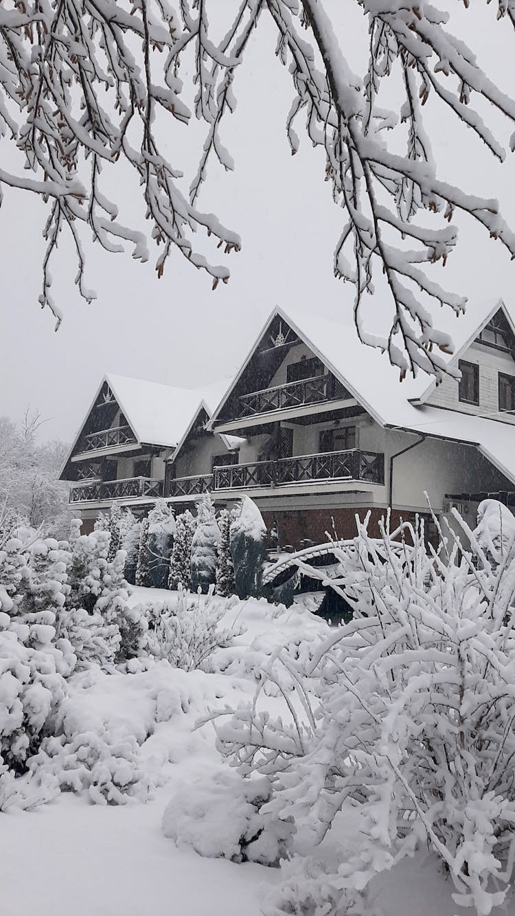 House In Winter