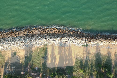 Top View Photo of Beach