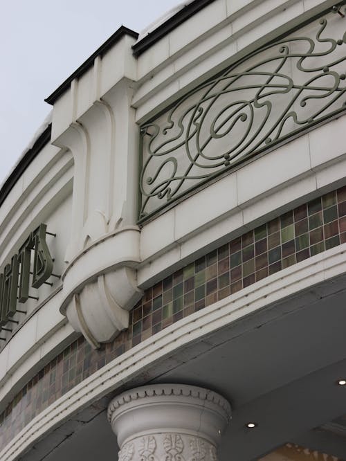 Close up of Architectural Detail of a Building
